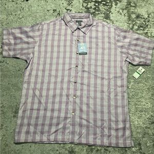 Men's Van Heusen Air Classic-Fit Button-Down Shirt - Pinkish Plaid